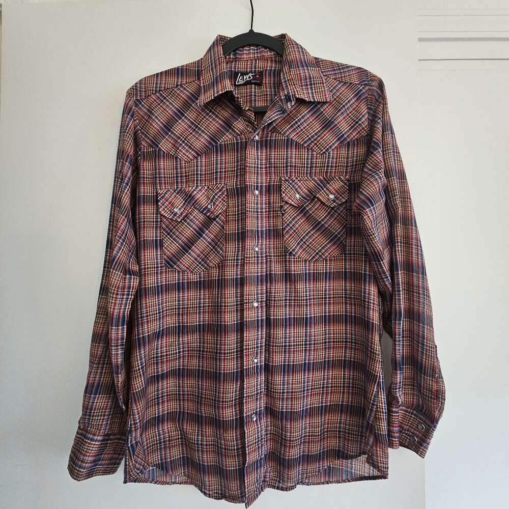 Levi's Vintage Double Pearl Snap Tapered Western Shirt
